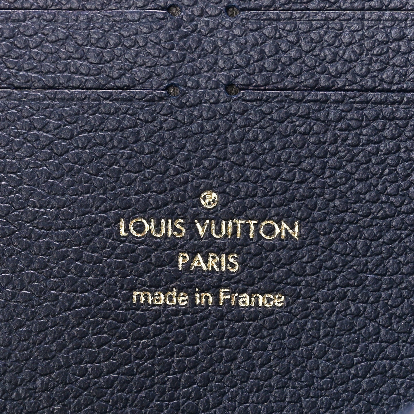 Empreinte Clemence Wallet Marine Rouge