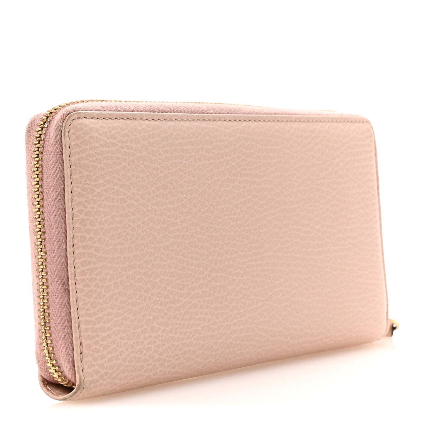 Dollar Calfskin GG Marmont Zip Around Wallet Perfect Pink