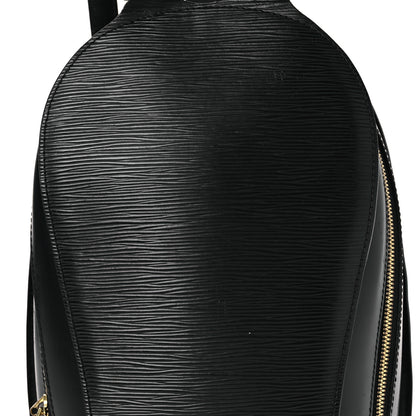 Louis Vuitton Epi Mabillon Backpack Black 7 of 15