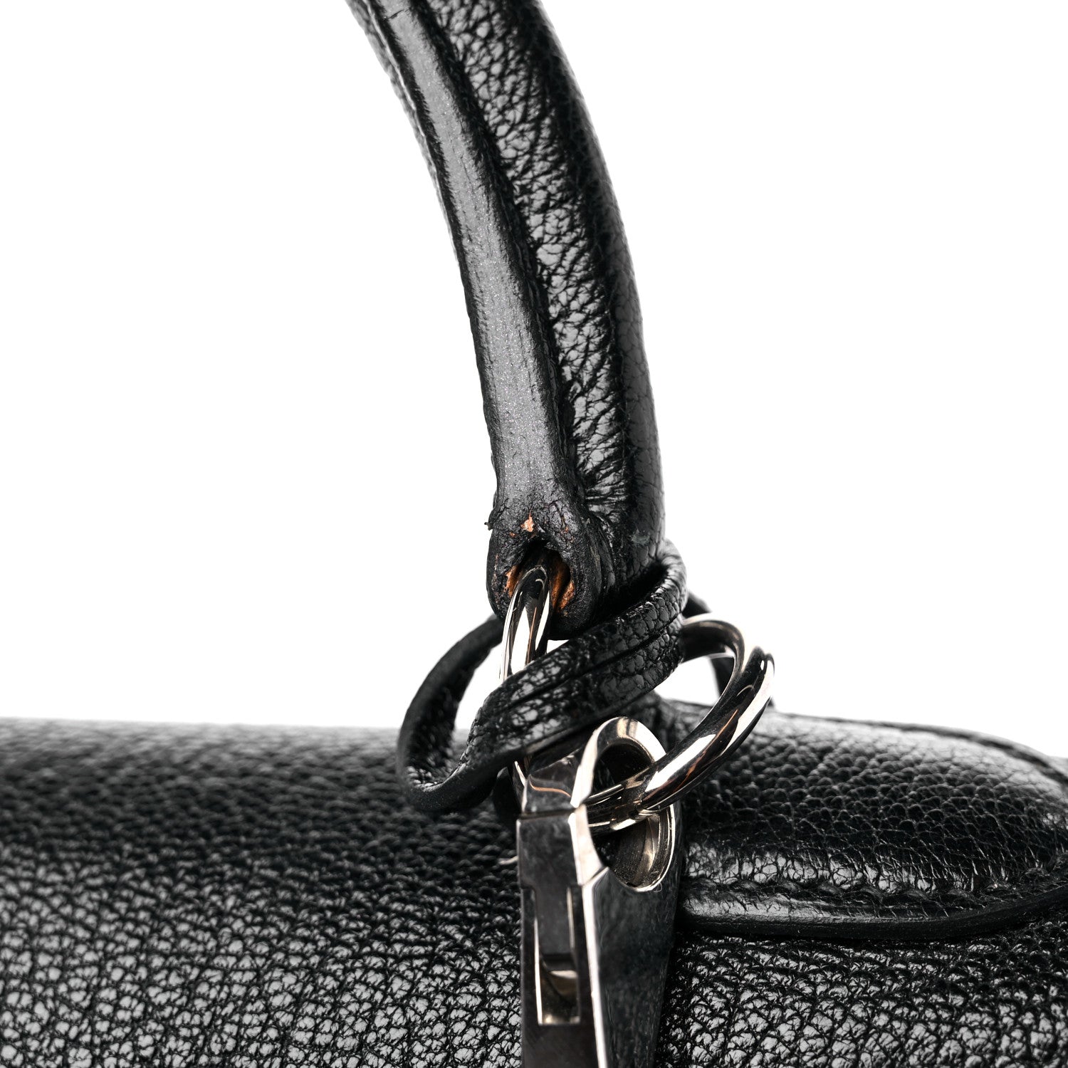 Hermes Chevre Mysore Kelly Sellier 28 Black 17 of 21