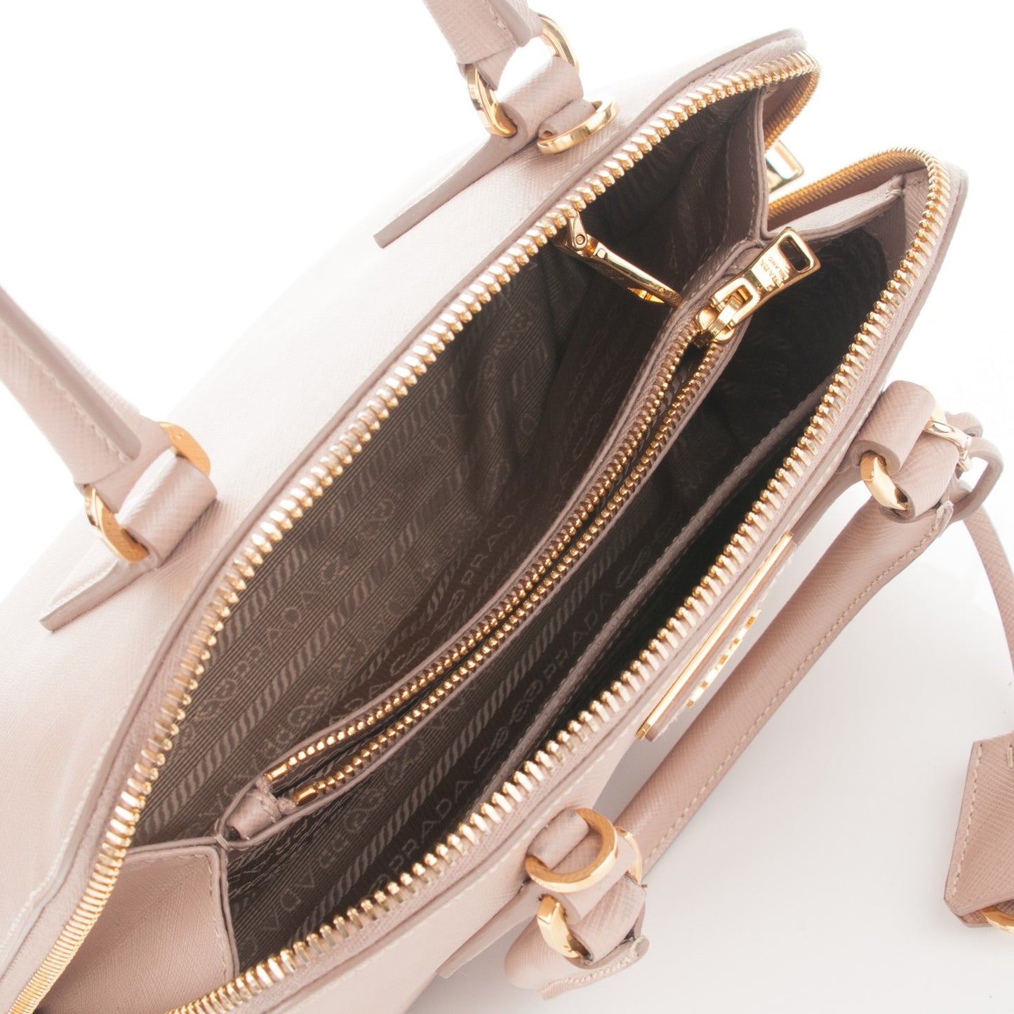 Saffiano Lux Small Promenade Tote Cammeo