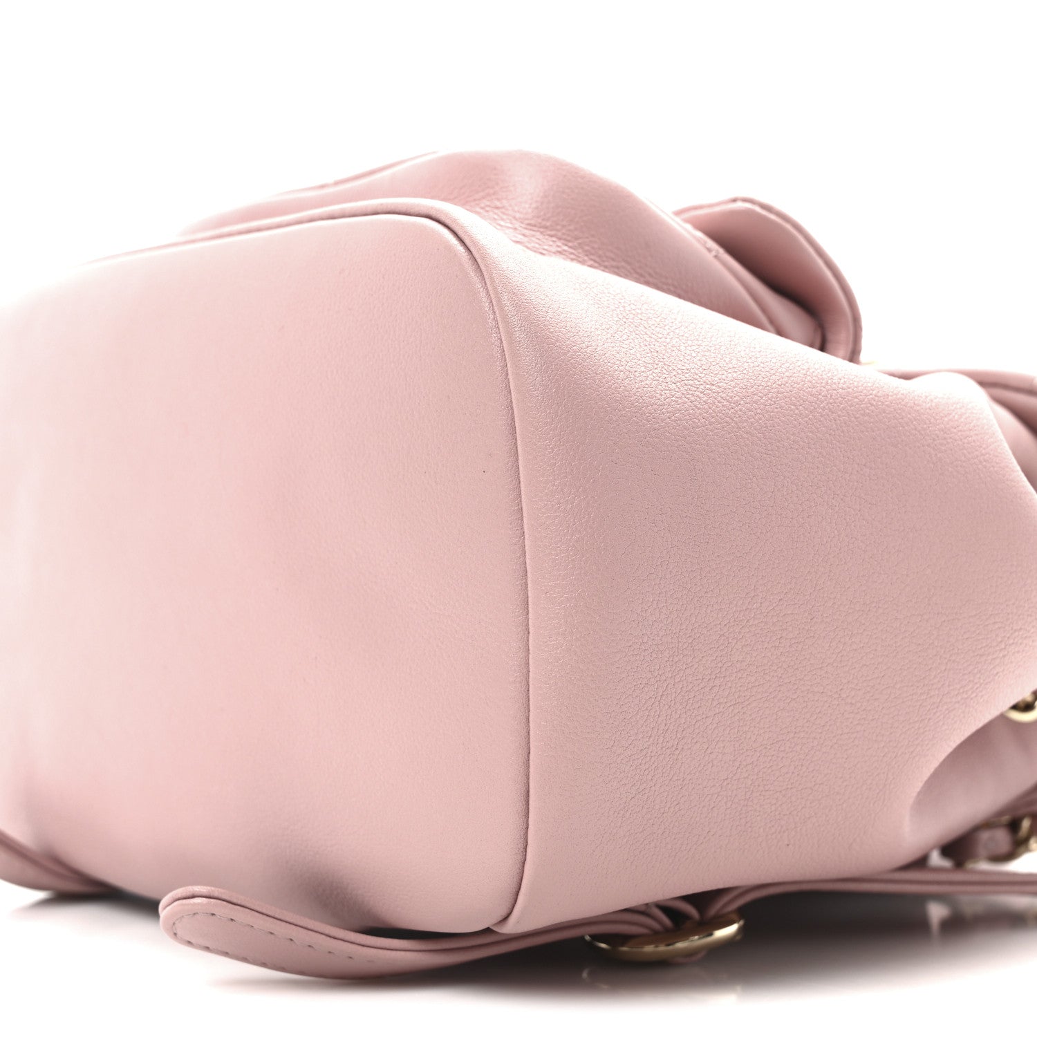 Chanel Lambskin Quilted Small Duma Drawstring Backpack Light Pink 10 of 10