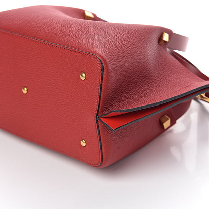 Valentino Garavani Grainy Calfskin Small VLogo Escape Shopper Rosso Valentino 8 of 8