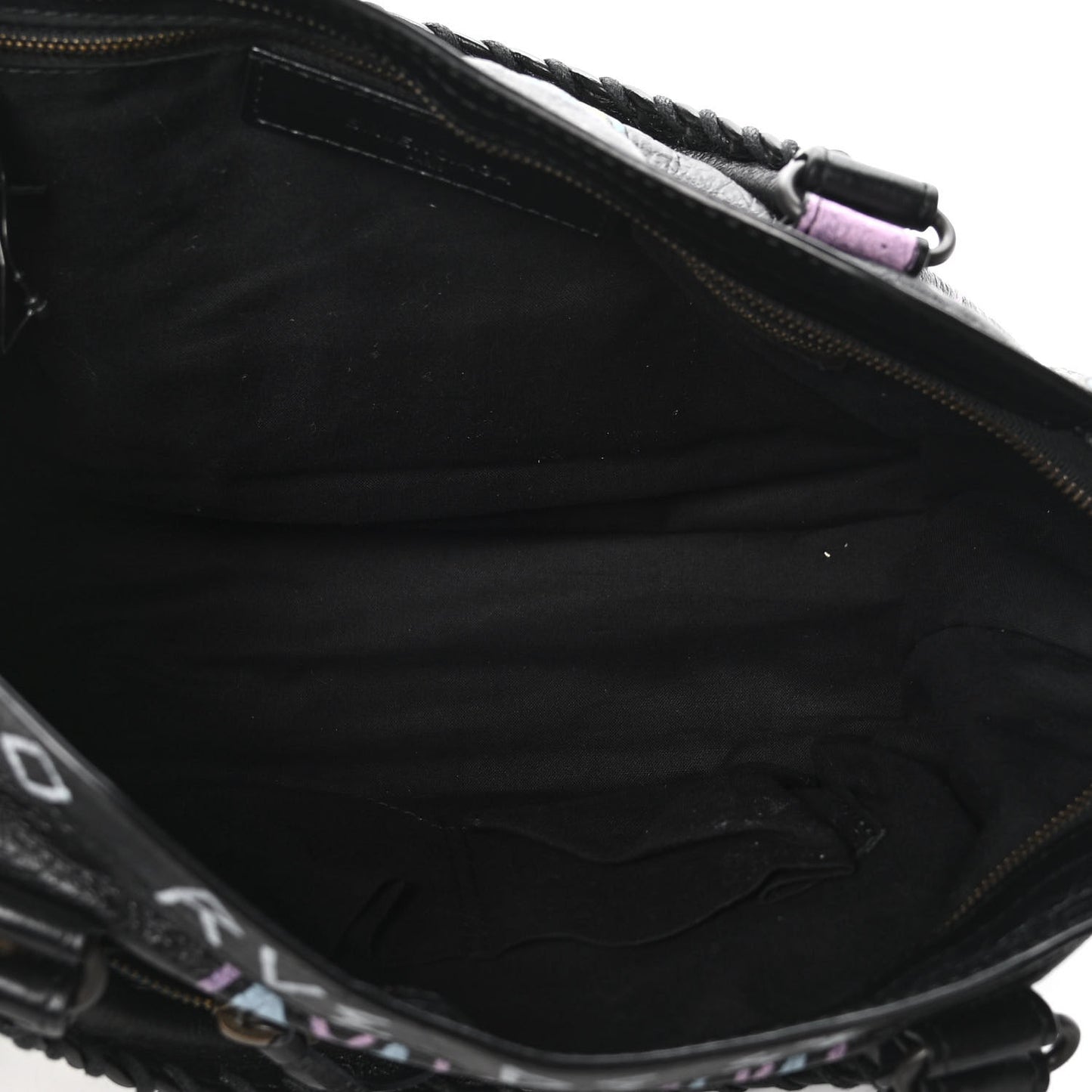 Agneau Graffiti All Over Classic Hardware City Black Multicolor