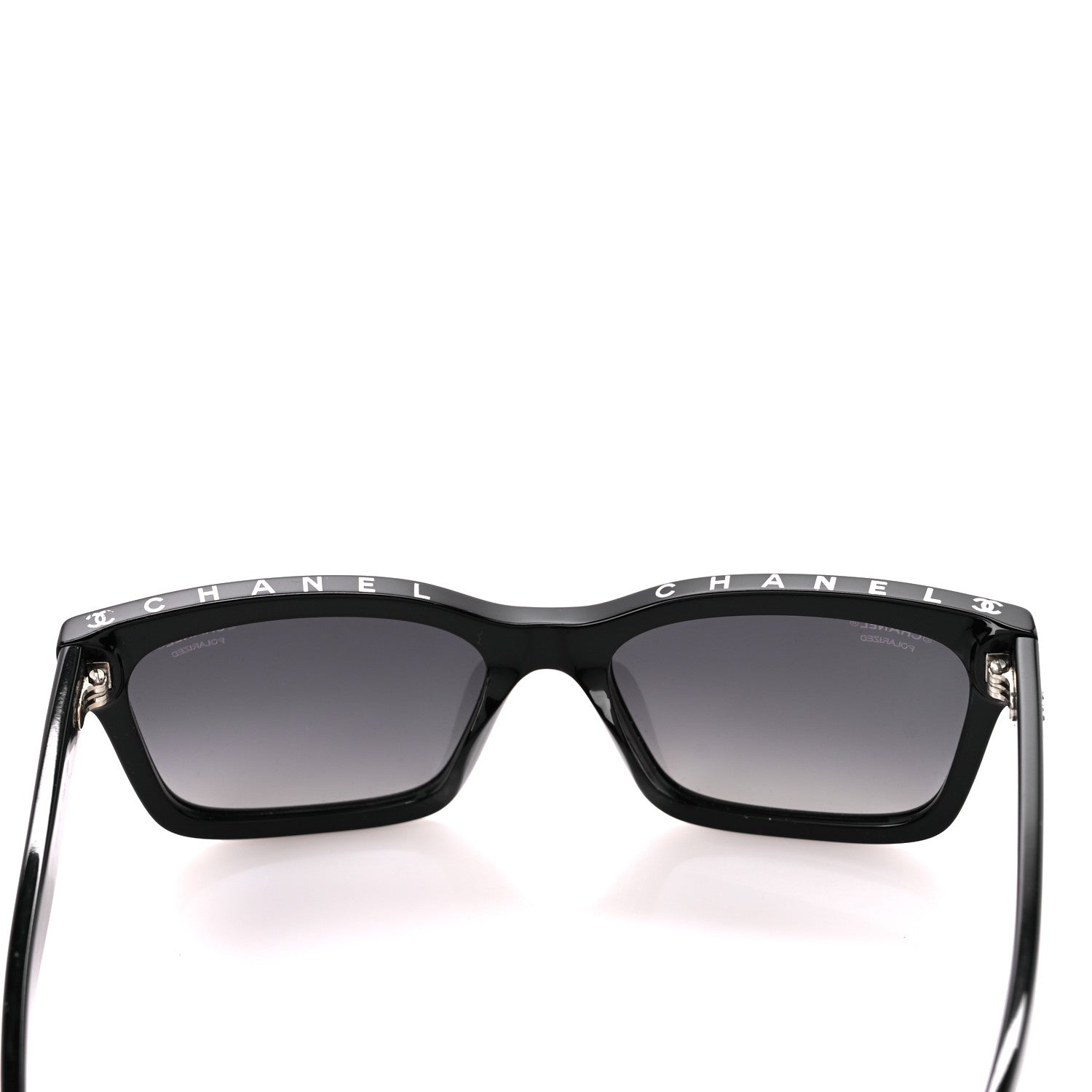 Chanel Acetate Polarized Square Sunglasses 5417-A Black 7 of 9