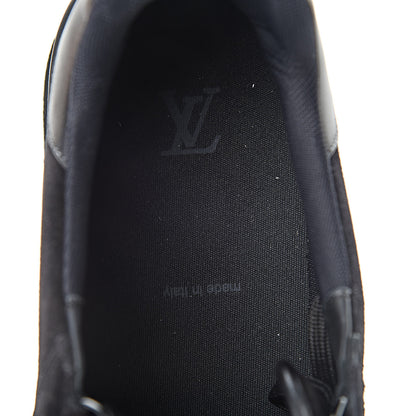 Louis Vuitton Suede Uniform Sneakers 10 Black 5 of 8