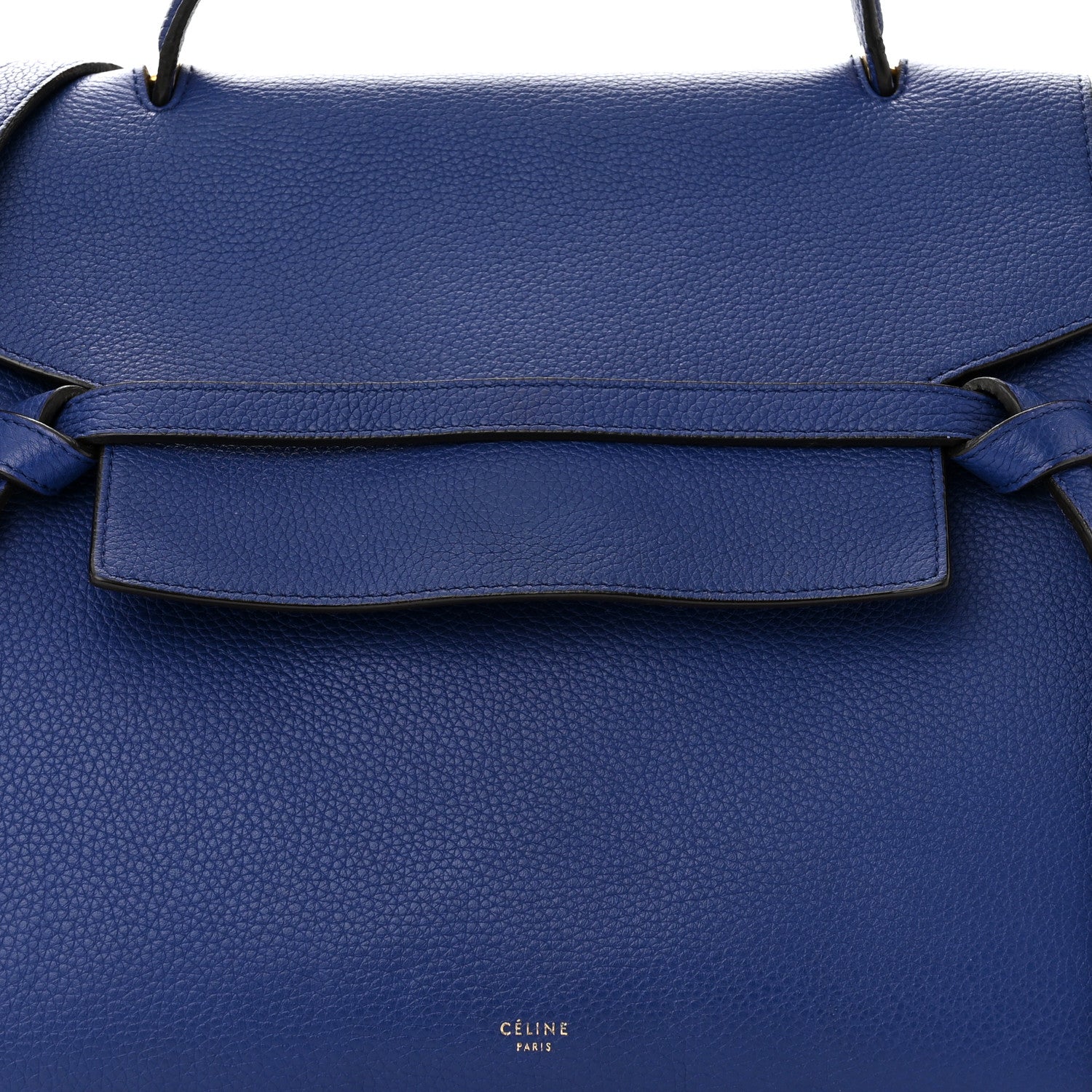 Celine Grained Calfskin Small Belt Bag Indigo 7 of 9