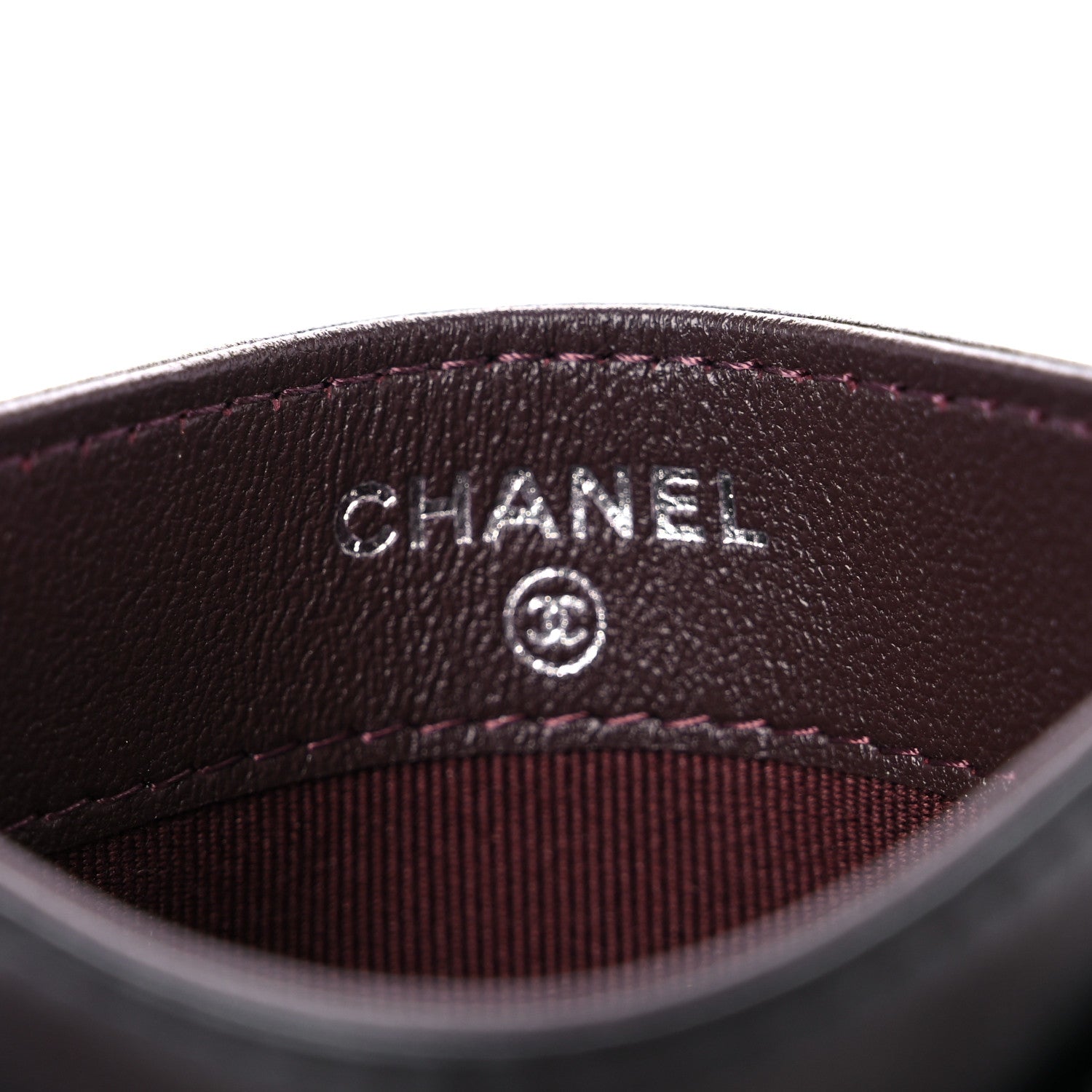 Chanel Lambskin Quilted Card Holder Black 6 of 9