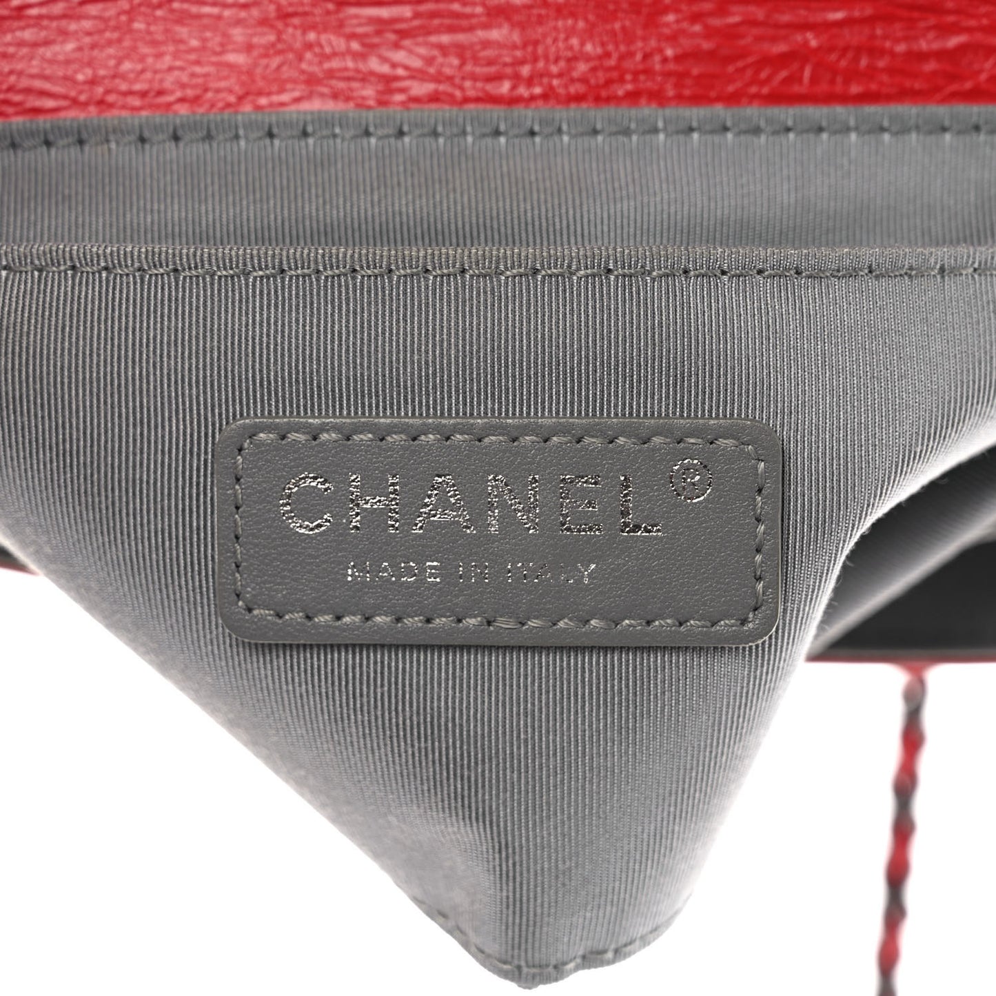 Calfskin Quilted Small Korean Garden Flap Red
