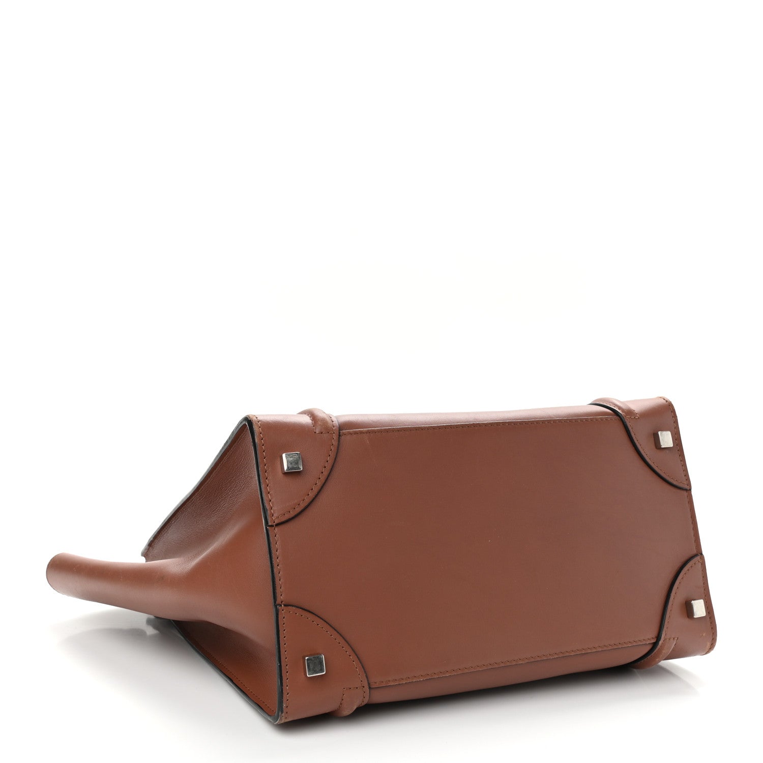 Celine Smooth Calfskin Mini Luggage Sienna 4 of 14