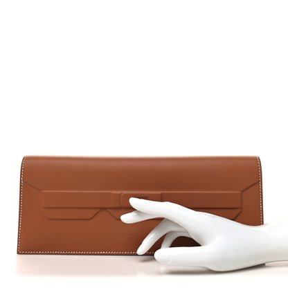 Hermes Swift Shadow Clutch 29 Gold 2 of 11