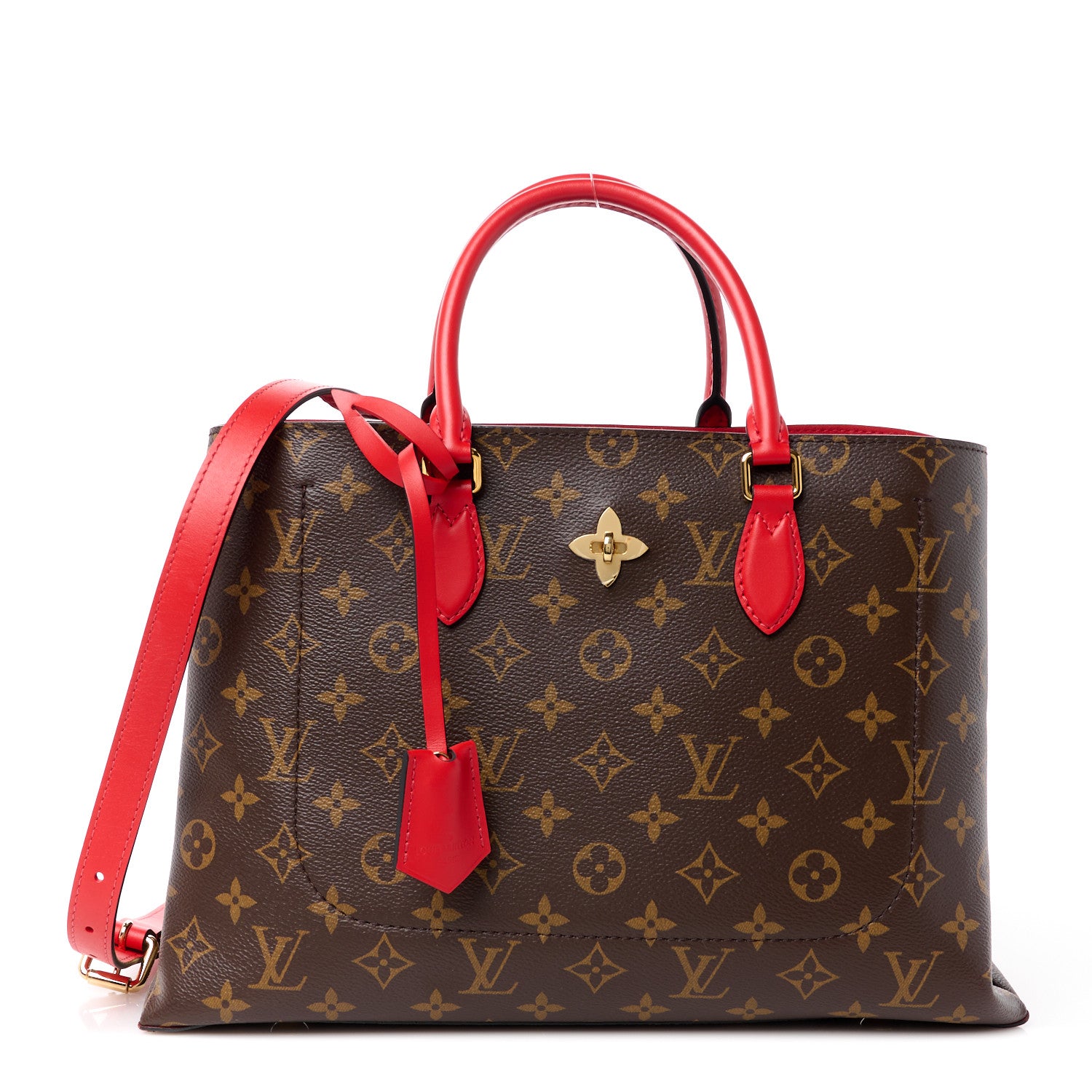 Louis Vuitton Monogram Flower Tote Coquelicot 1 of 14
