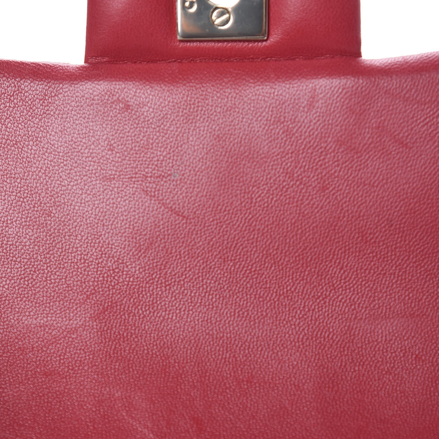 Chanel Lambskin Quilted Mini Rectangular Flap Red 8 of 11
