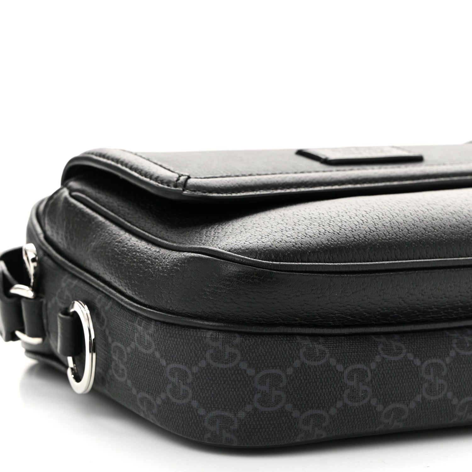 Gucci GG Supreme Monogram Small Crossbody Bag Black 9 of 10