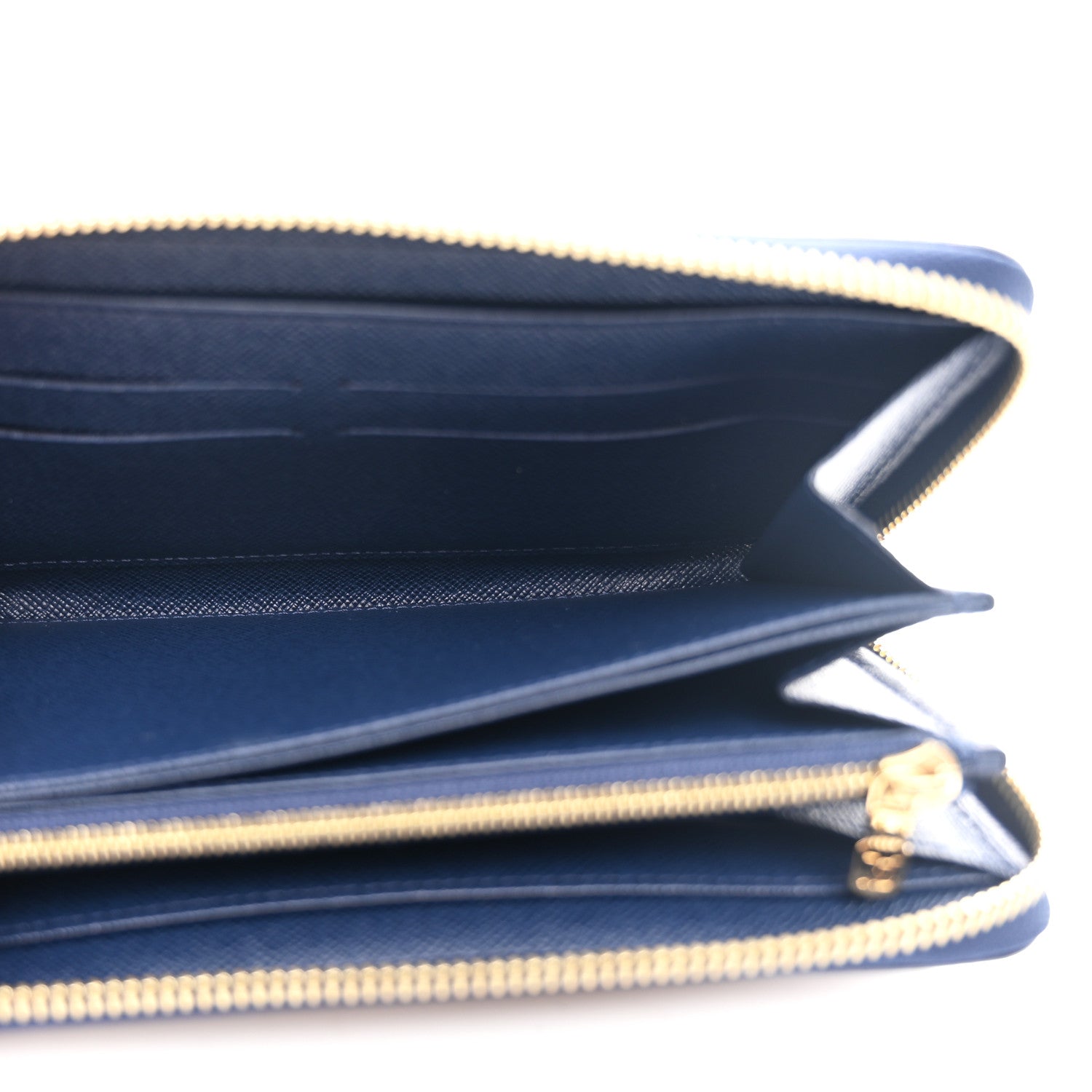 Louis Vuitton Damier Paillettes Zippy Wallet Blue 5 of 9