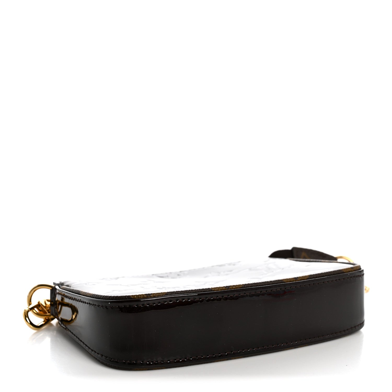 Louis Vuitton Vernis Monogram Mini Pochette Accessories Amarante 4 of 9