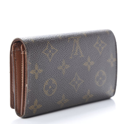 Louis Vuitton Monogram Porte-Monnaie Billets Tresor Wallet 3 of 17