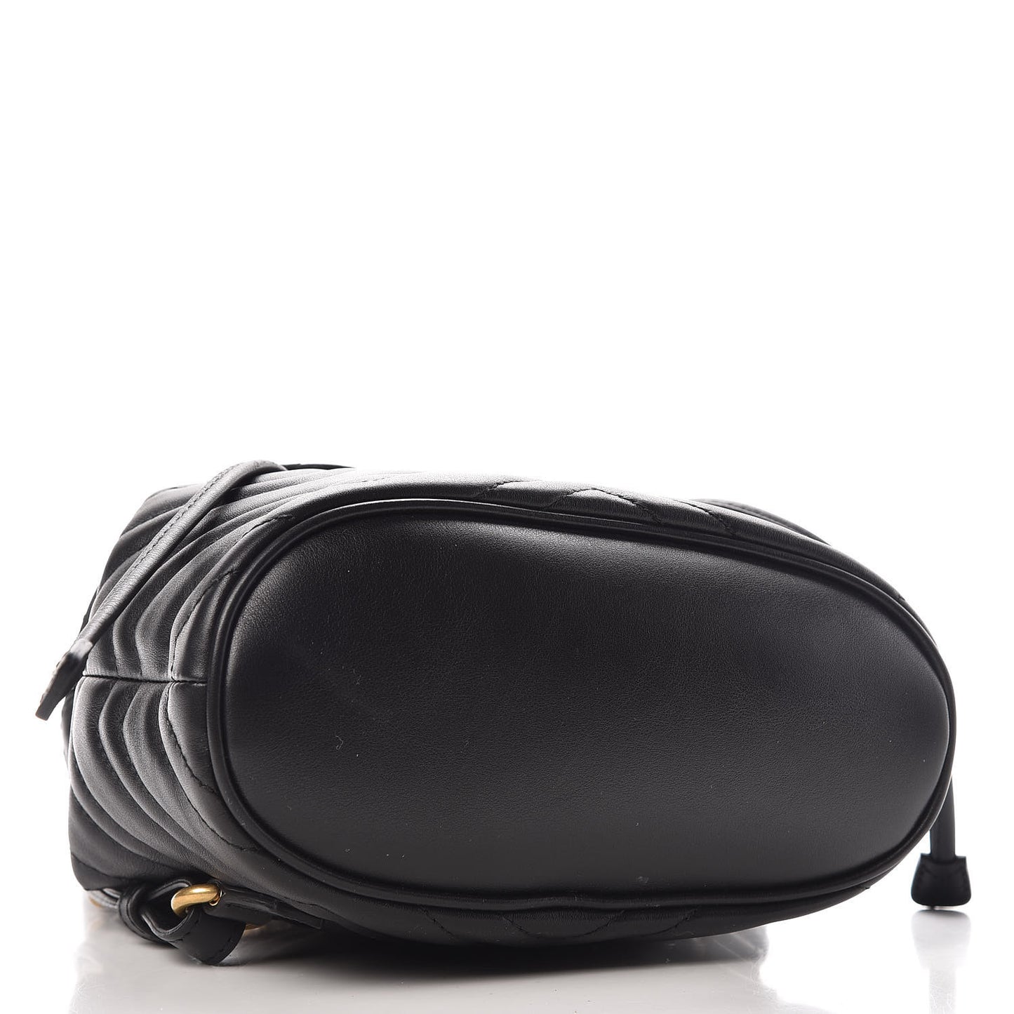 Calfskin Matelasse GG Marmont Flap Backpack Black