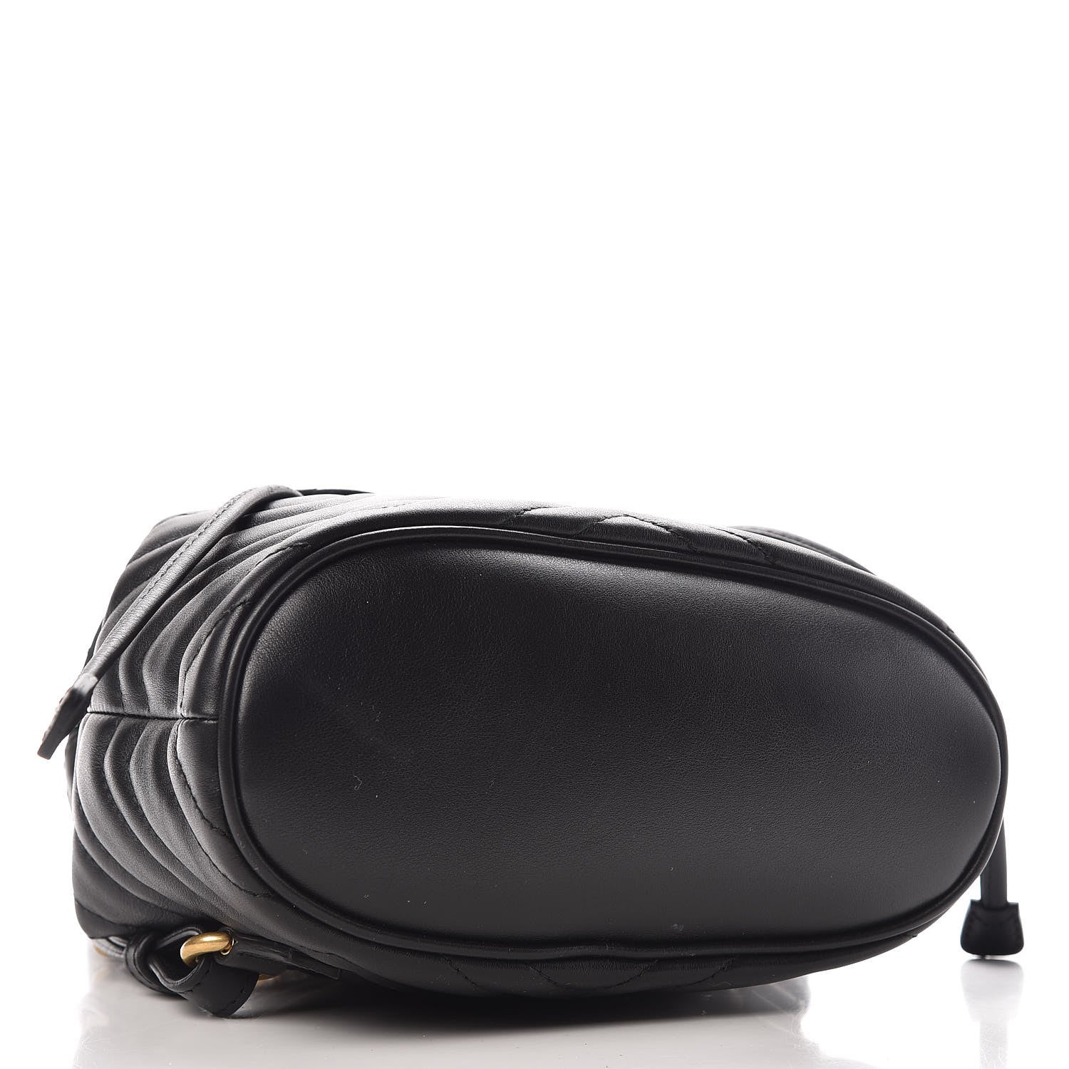 Gucci Calfskin Matelasse GG Marmont Flap Backpack Black 4 of 9