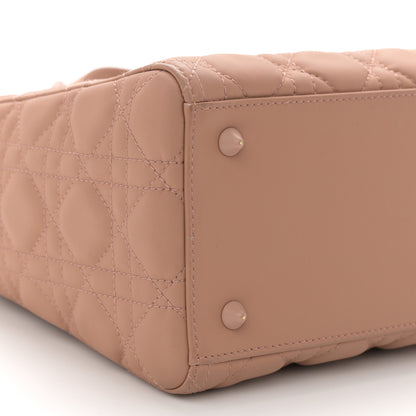 Christian Dior Ultra Matte Calfskin Cannage Medium Lady Dior Beige 9 of 12