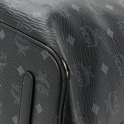 MCM Visetos Large Liz Reversible Shopper Tote Black 26 of 28