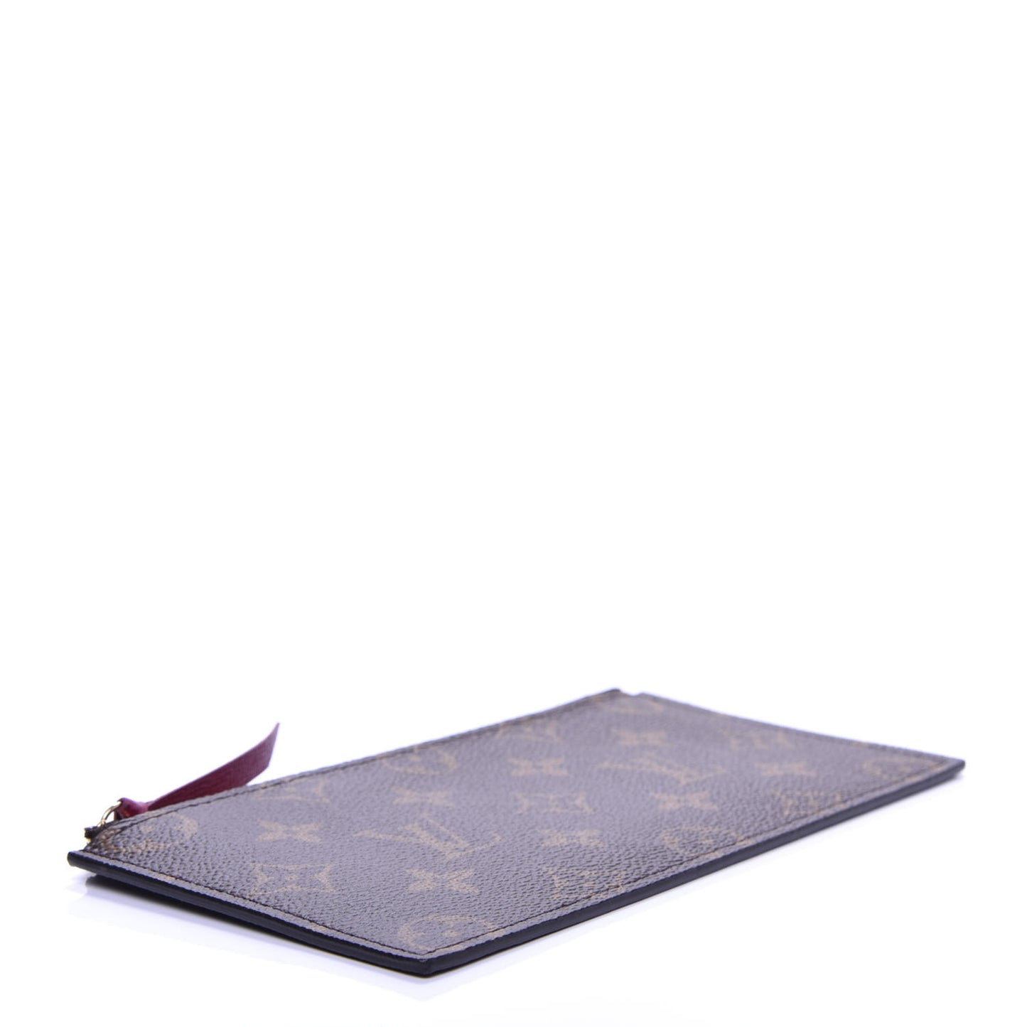 Monogram Felicie Chain Wallet Zippered Insert Fuchsia