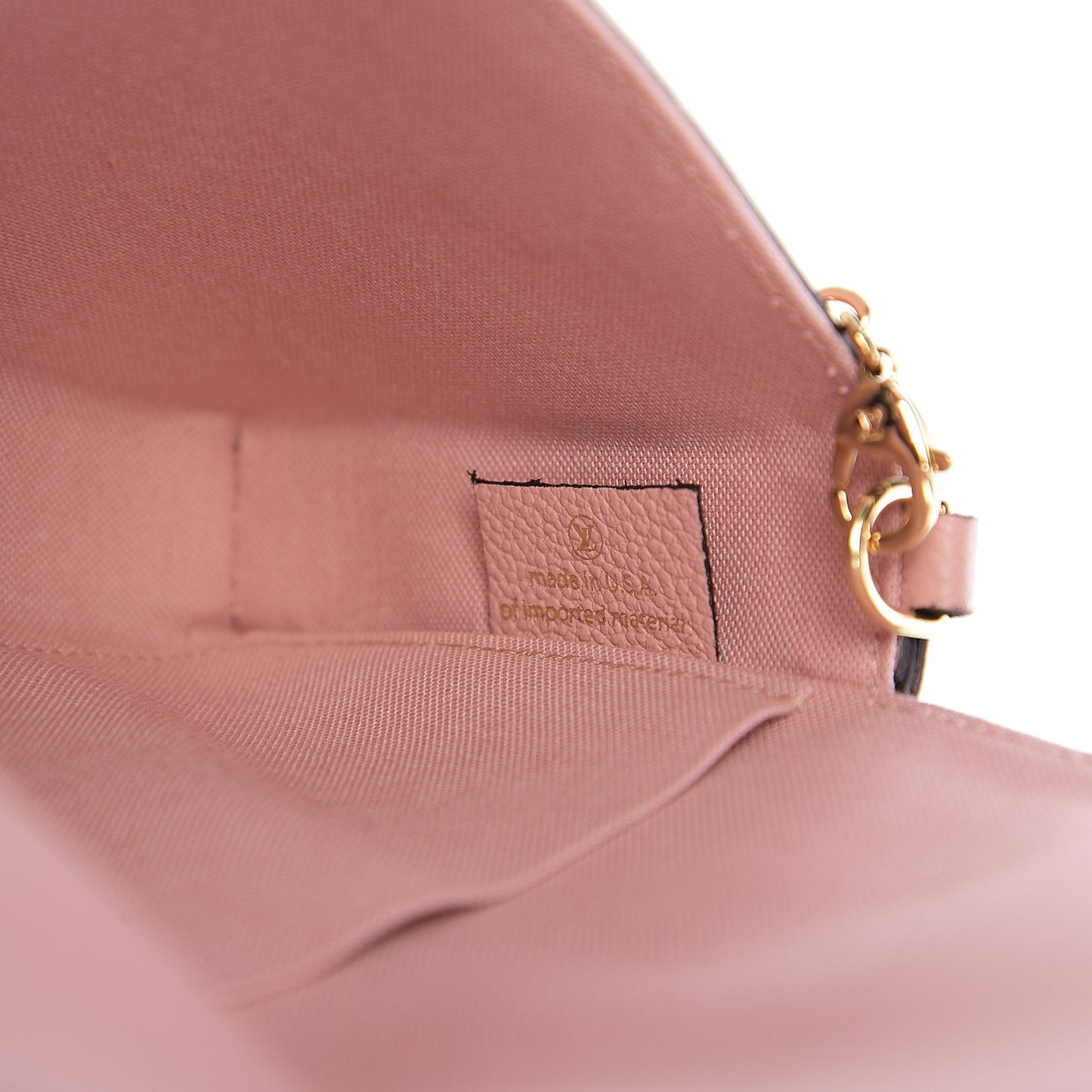 Empreinte Pochette Felicie Chain Wallet Rose Poudre