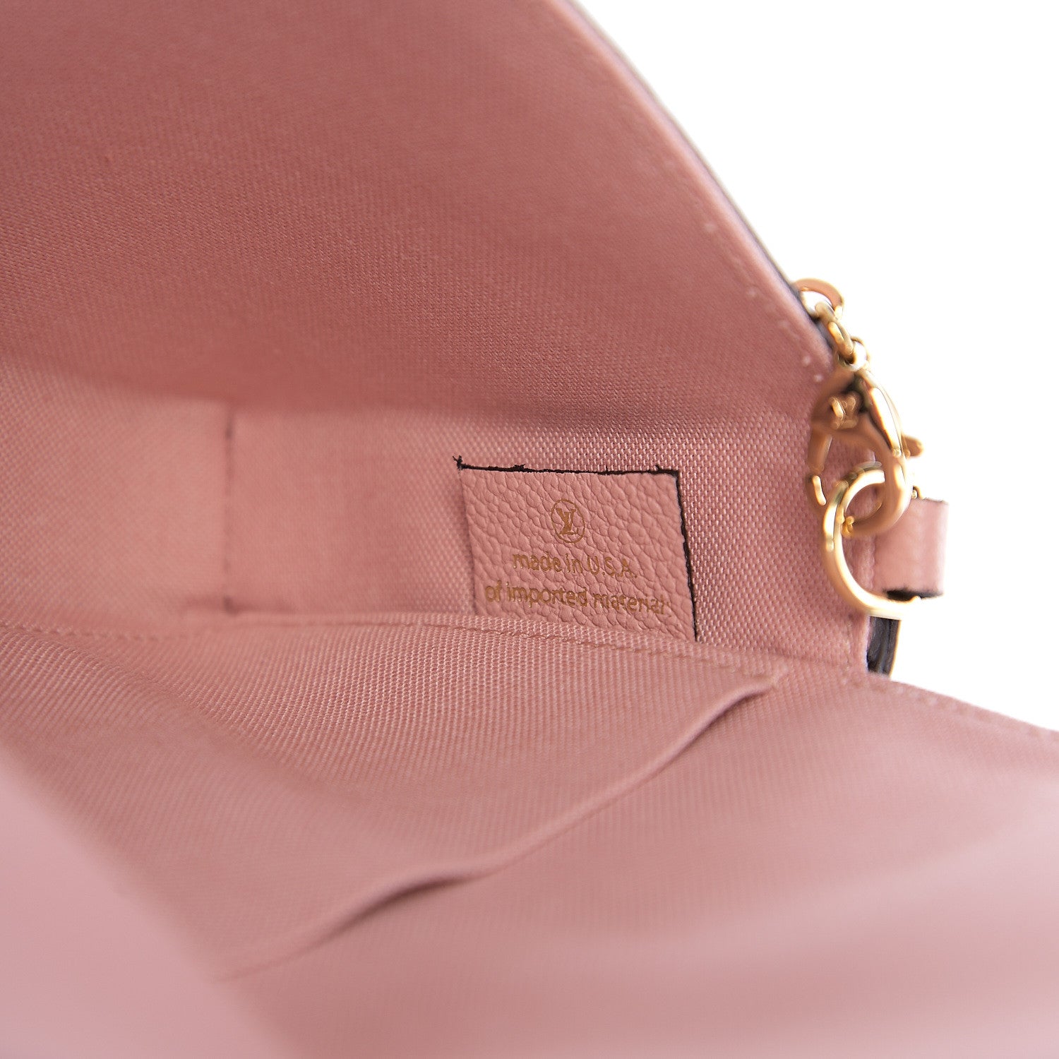 Louis Vuitton Empreinte Pochette Felicie Chain Wallet Rose Poudre 6 of 11