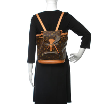 Louis Vuitton Monogram Montsouris MM Backpack 2 of 16