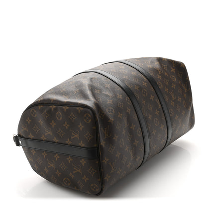 Louis Vuitton Monogram Macassar Keepall Bandouliere 45 3 of 11