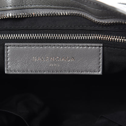 Balenciaga Chevre Silver Metallic Edge Hardware S City Gris Acier 6 of 10