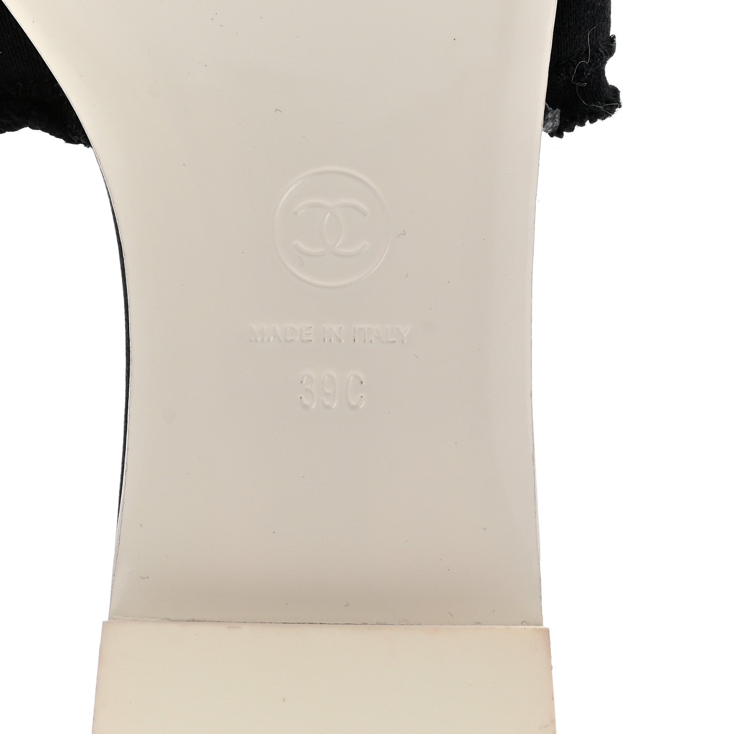 Chanel Jersey Knit CC Mules 39 Black 7 of 9