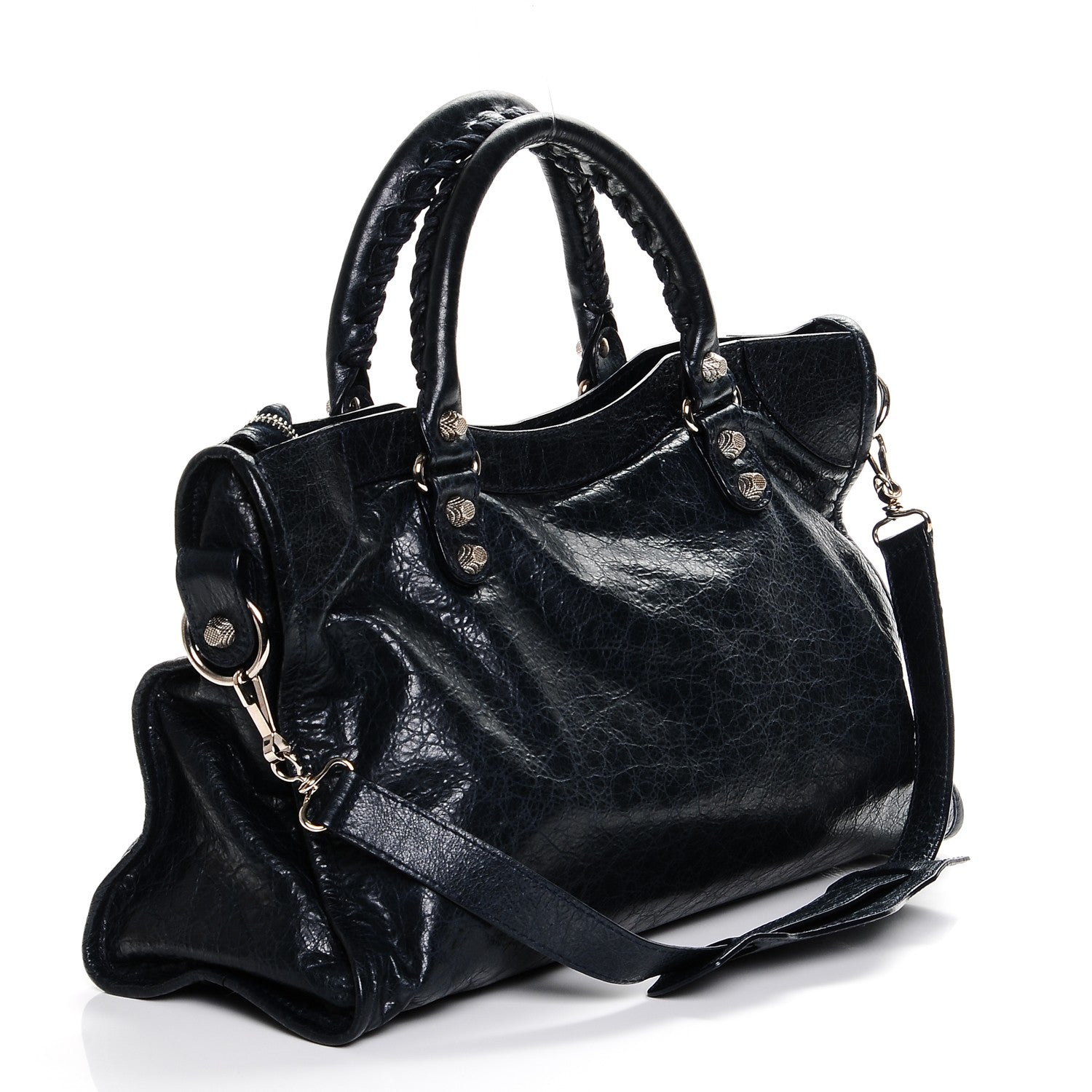 Balenciaga Agneau Giant 12 Silver Hardware City Dark Night 3 of 6