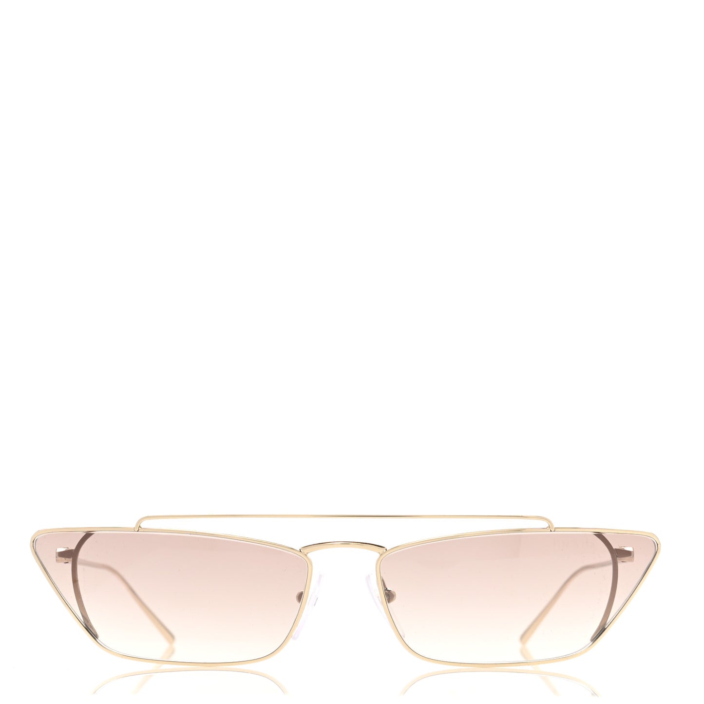 Metal Cat Eye Sunglasses SPR 64U Gold