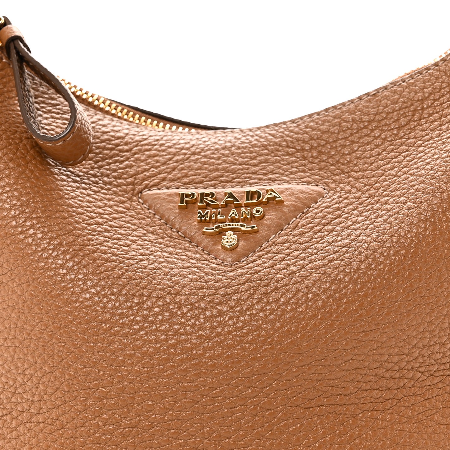 Vitello Daino Soft Mini Shoulder Bag Caramel