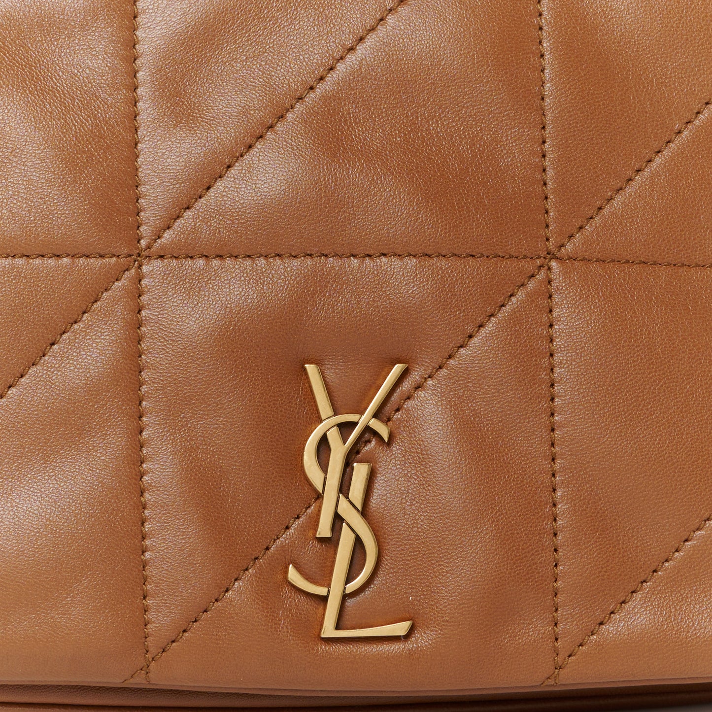 Lambskin Matelasse Monogram Small Jamie 4.3 Light Fox