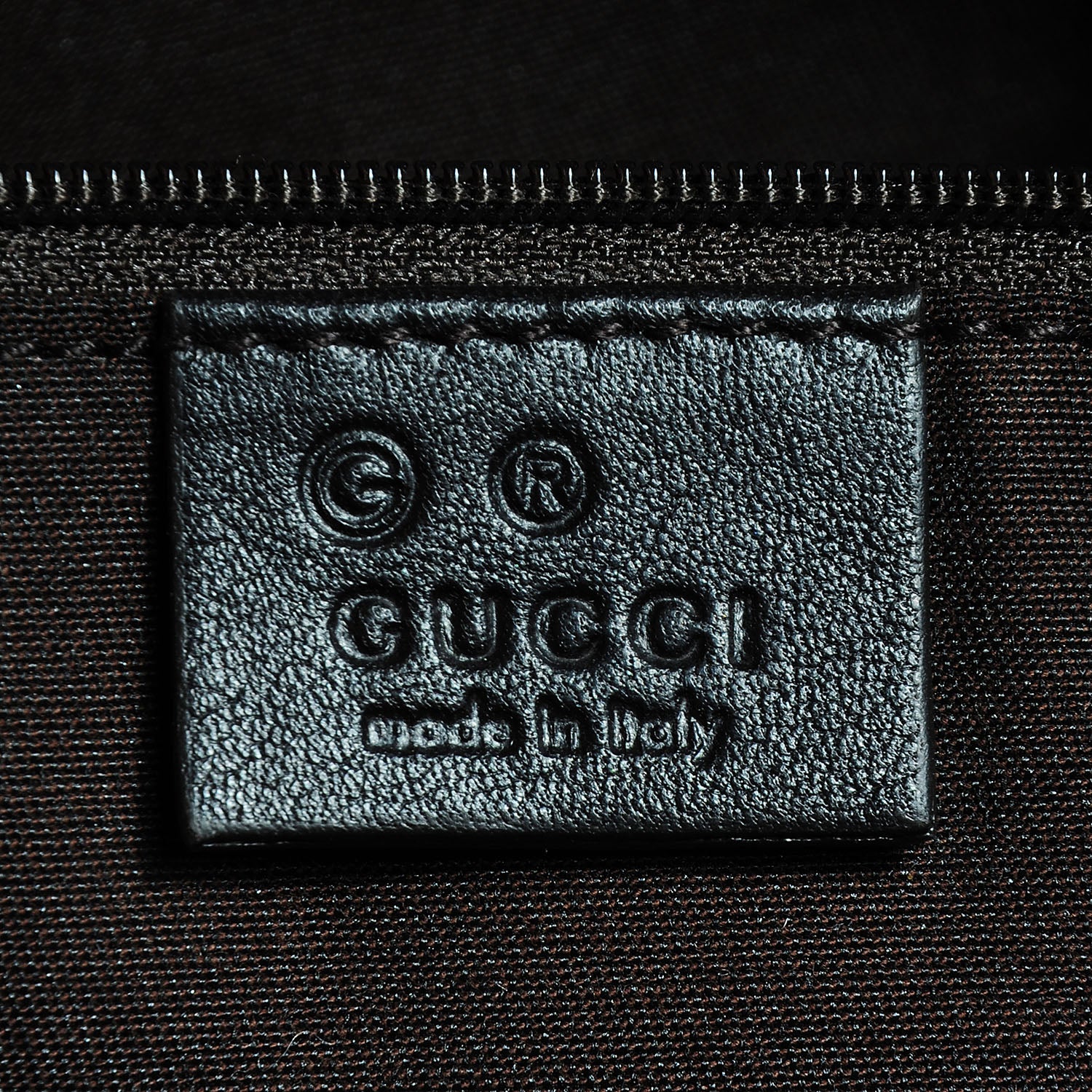 Gucci Metallic Monogram XL Shopper Tote Black 6 of 7