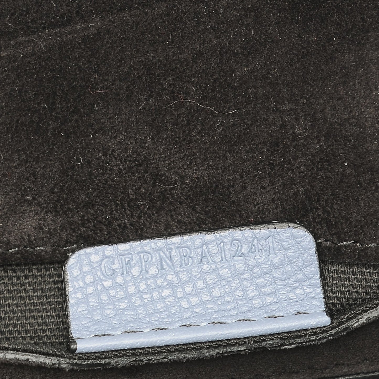 Derby Calfskin House Check Small Macken Crossbody Bag Slate Blue
