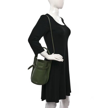 Celine Smooth Calfskin Nano Big Bag Bucket Army Green 2 of 9