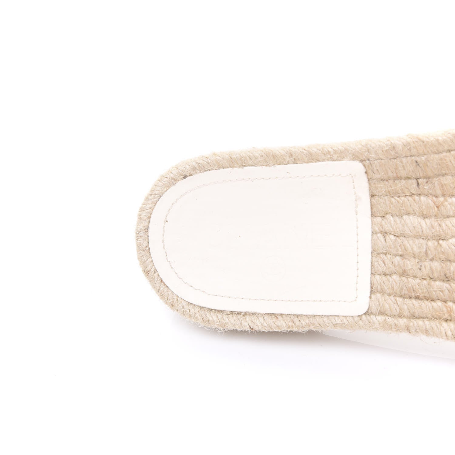 Chanel Tweed Grosgrain CC Mule Slide 35 White Black 6 of 10