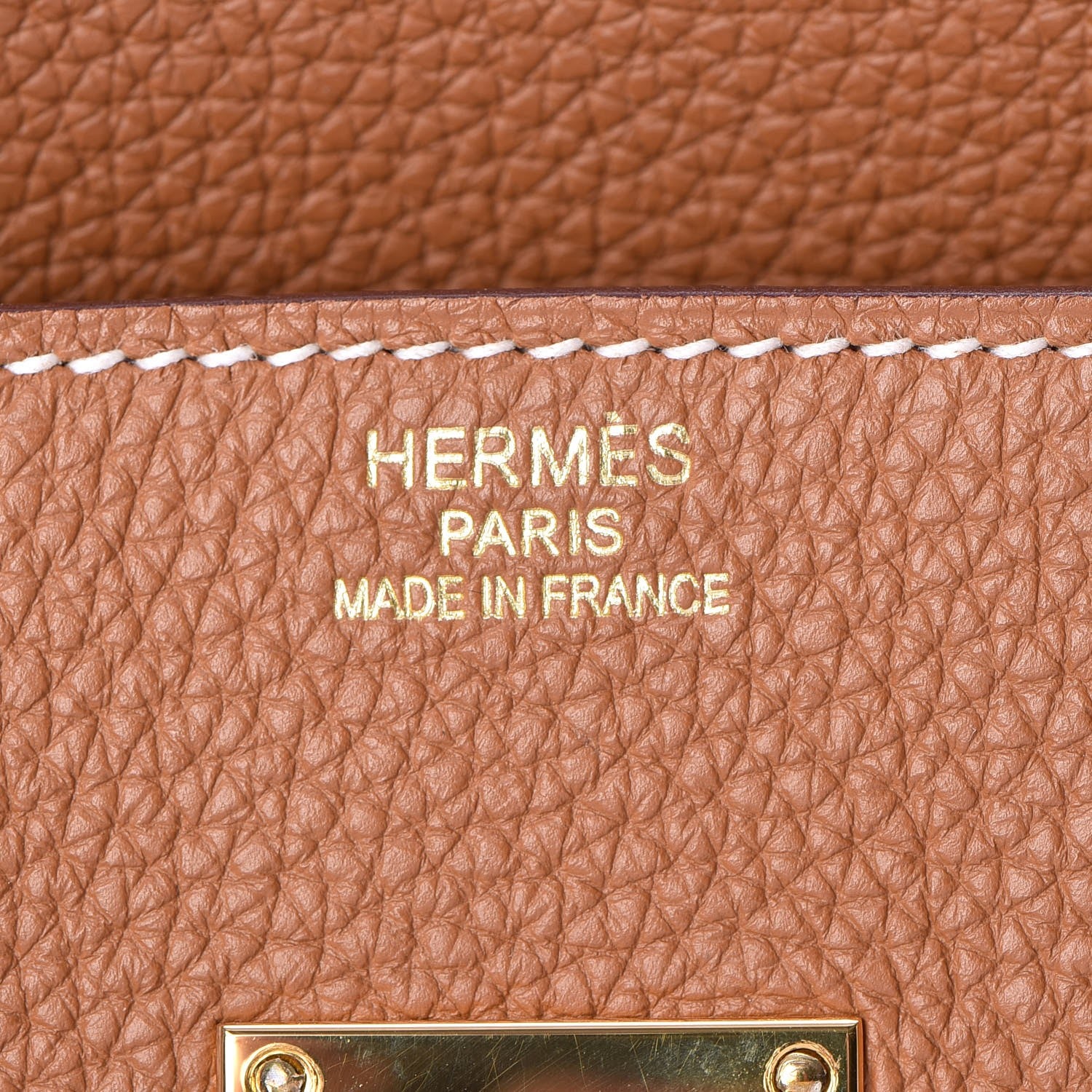 Hermes Togo JPG Shoulder Birkin II 42 Gold 17 of 35