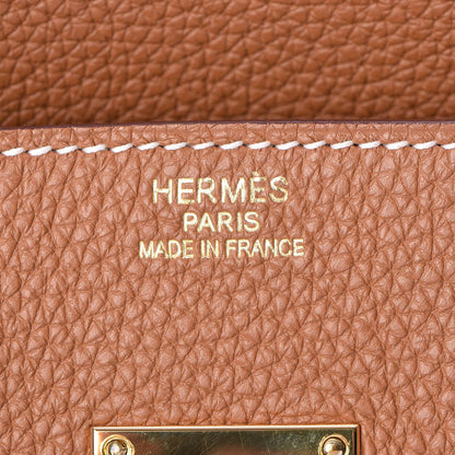 Hermes Togo JPG Shoulder Birkin II 42 Gold 17 of 35