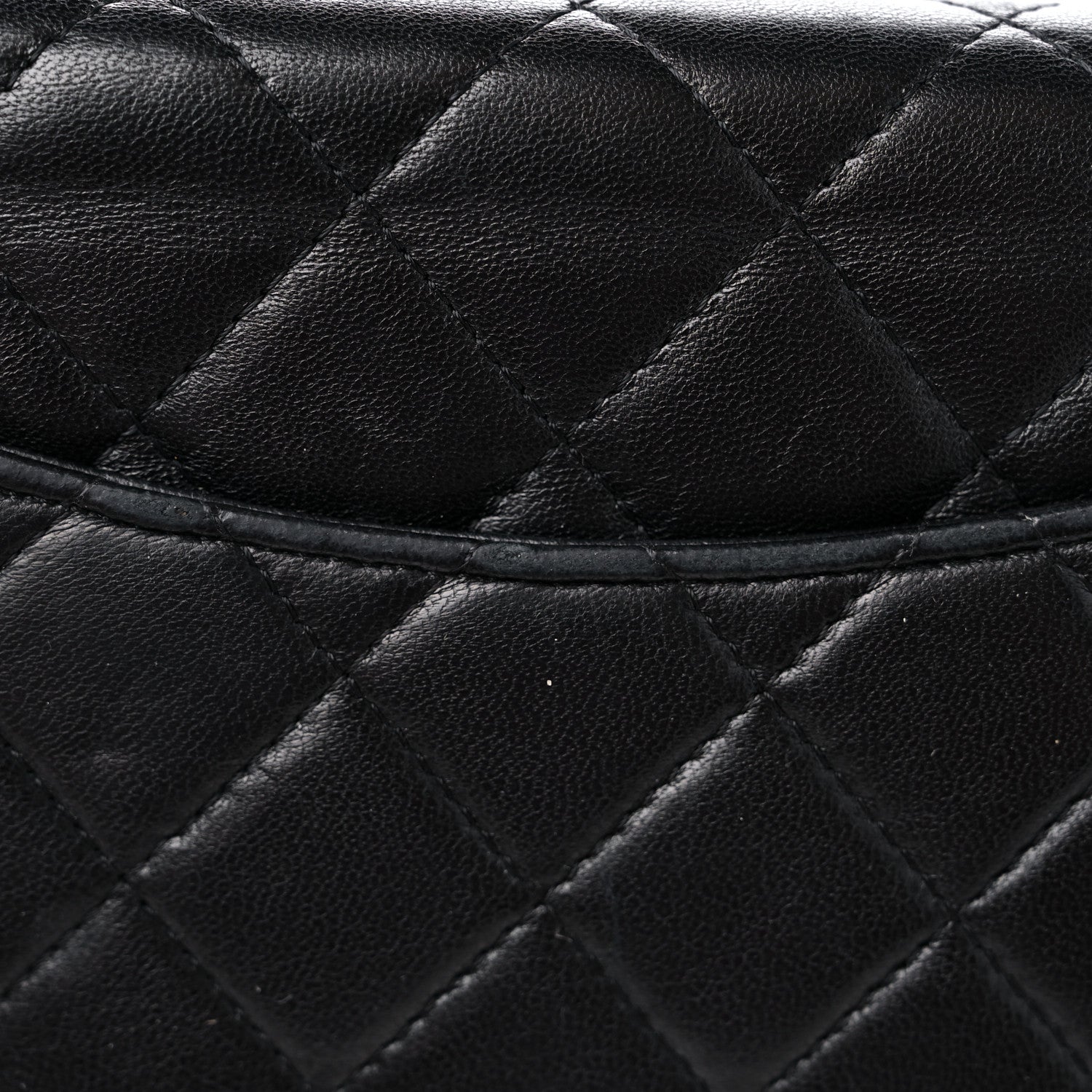 Chanel Lambskin Quilted Wallet On Chain WOC Black 16 of 17