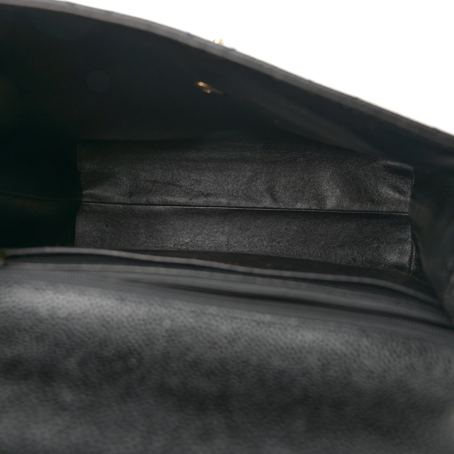 Chanel Caviar Quilted Jumbo Kelly Flap Black 5 of 10