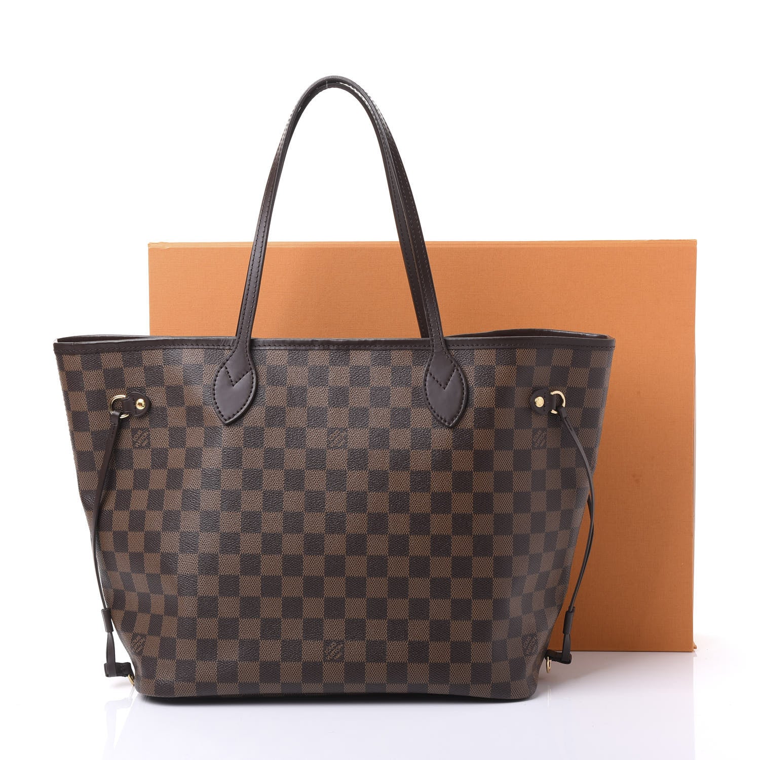 Louis Vuitton Damier Ebene Neo Neverfull MM Rose Ballerine 12 of 12