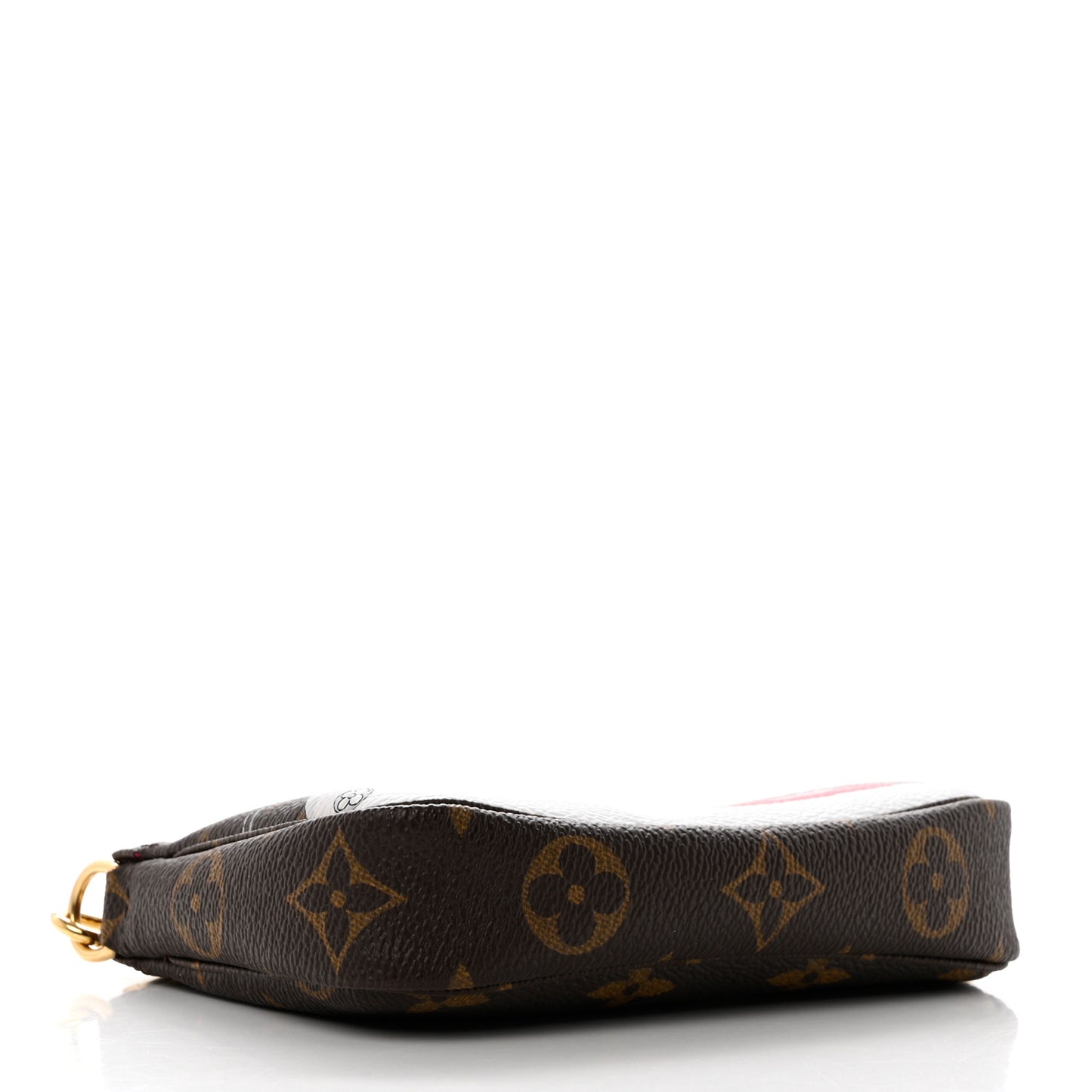 Monogram 2019 Christmas Animation Mini Courchevel Pochette Accessories Fuchsia