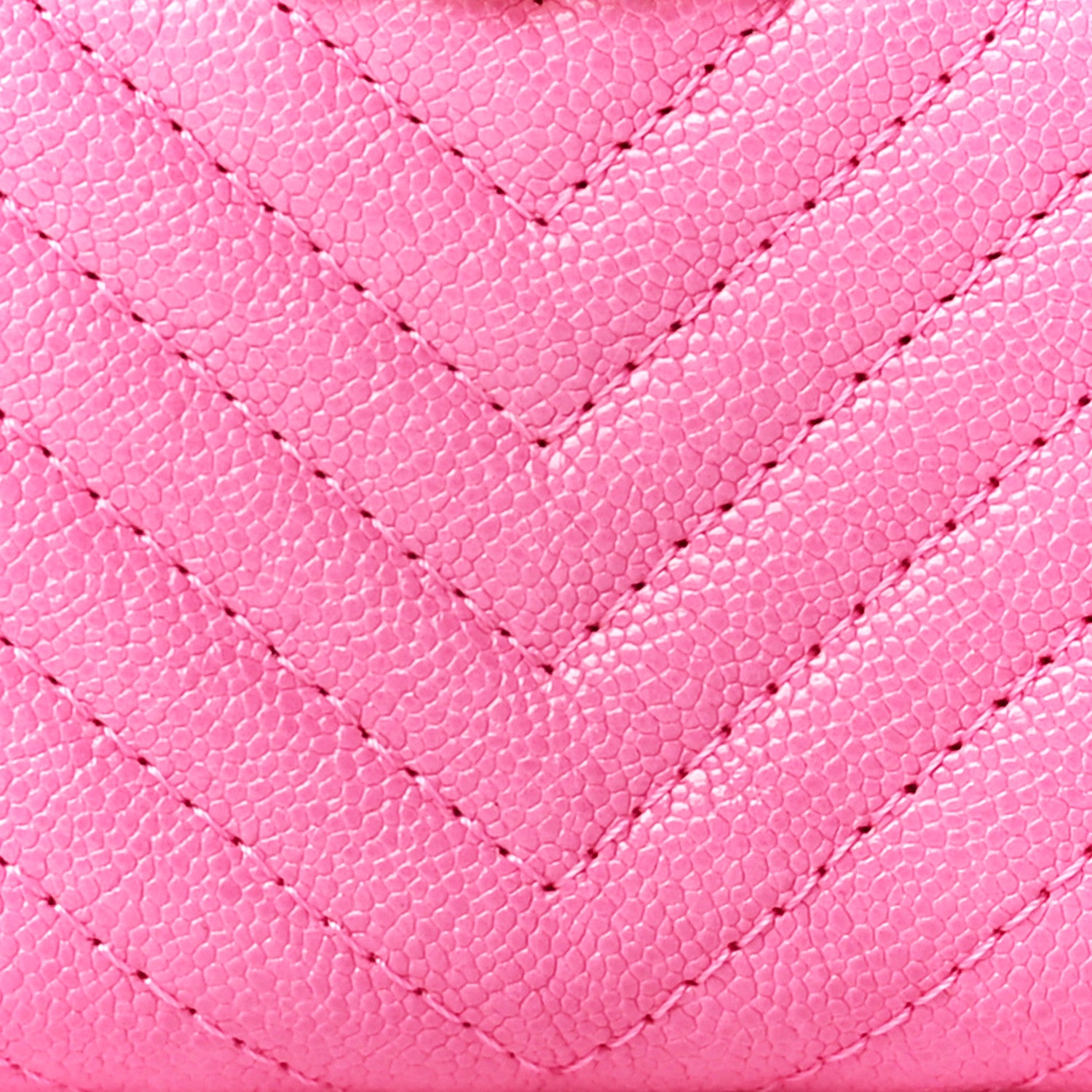 Chanel Caviar Chevron Quilted Boy Zip Around Coin Purse Wallet Pink 8 of 12