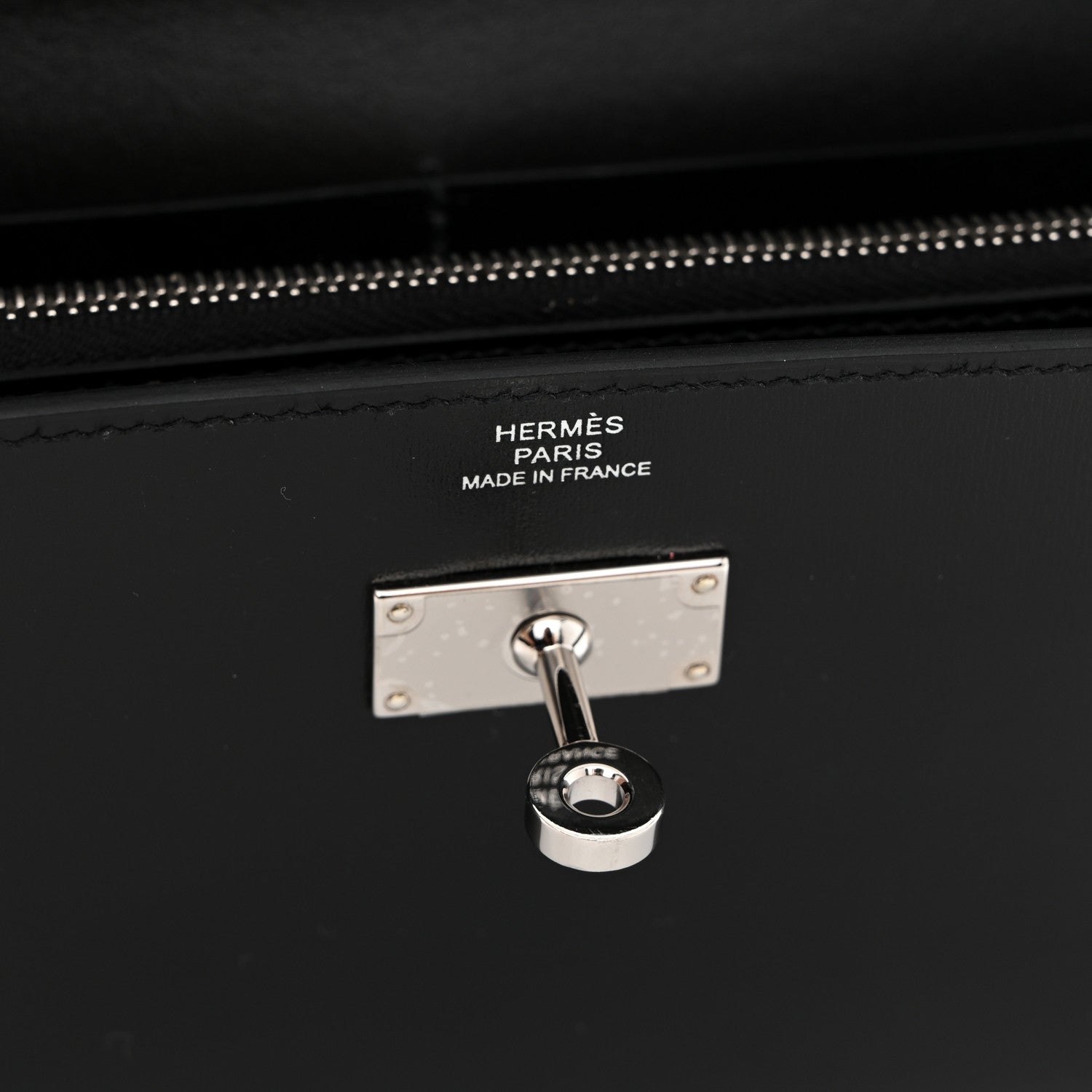 Hermes Box Kelly Wallet To Go Black 6 of 9