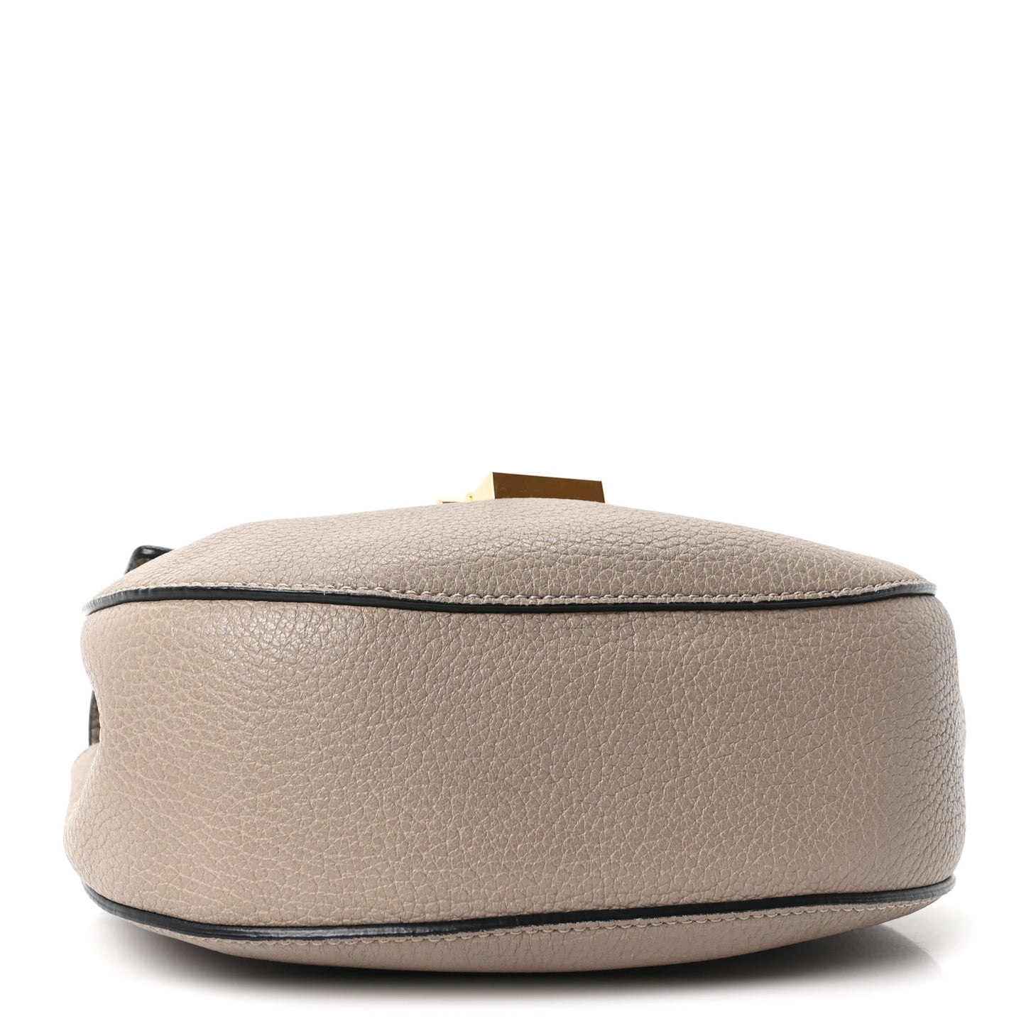 Grained Lambskin Mini Drew Shoulder Bag Motty Grey