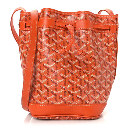 Goyard Goyardine Petit Flot Bucket Bag PM Orange 1 of 11